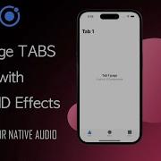 Change Ionic TABS With Sound Effects Capacitor Native Audio Plugin