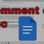 How To Comment On A Google Doc Or Make Suggested Edits Guide