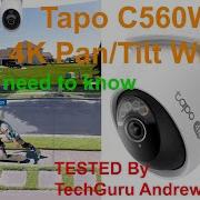 Tp Link Tapo C560WS 4K Pan Tilt Wi Fi Security Camera