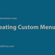 Fortune WordPress Theme Creating Custom Menus