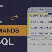 SQL DDL Data Definition Language Commands A Practical Approach