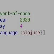 Advent Of Code In Clojure 2020 Day 4