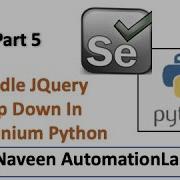 Handle JQuery Multi Select Drop Down Interview Question Selenium Python Part 5