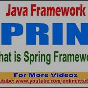 Java Framework Tutorial What Is Spring Framework Onlineit Tutorials