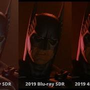 Batman Robin 4K Vs Blu Ray Comparison SDR Version