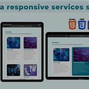 How To Create A Responsive Services Section Using Bootstrap HTML CSS