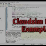 Cloudsim First Example