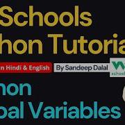 W3Schools W3Schools Python W3Schools Python Tutorial Class 012 Python Global Variables