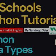 W3Schools W3Schools Python W3Schools Python Tutorial Class 015 Python Data Types