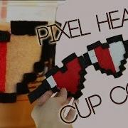 8 Bit Pixel Heart Mug Cozy Valentine S Day DIY Gift NO SEW