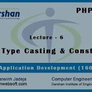 Lecture 6 PHP Type Casting Constants