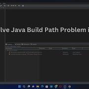 Как решить проблему с путями сборки Java в Eclipse Javabulidpath 2023