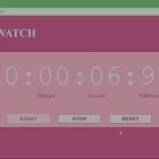 Stopwatch Coding Ninjas Frontend Skill Test