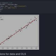 Ordinary Least Squares Method In Python