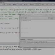 ICS3U VIDEO LESSON 3 Output In Java