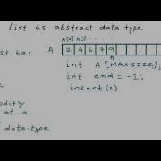 Data Structures List As Abstract Data Type