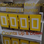 Bidirectional Mechanical Binary Counter Modular
