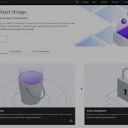 IBM Cloud Object Storage Bucket And Credential