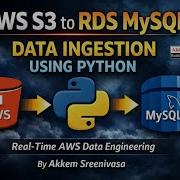 AWS S3 To RDS MySQL Using Python Real Time Data Engineering Project