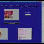 Image Steganography Method Using L Means Clustering And Encryption Technique In Java