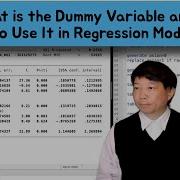 What Is Dummy Variable And How To Use It In Regression Models Five Minute Econometrics Topic 62