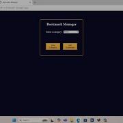 Bookmark Manager App JavaScript Project