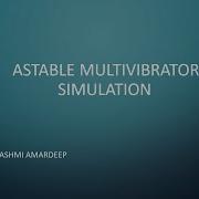 Astable Multivibrator Simulation MultiSim 14 1