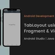 Android Tab Layout Using Fragments And ViewPager Android Studio Java