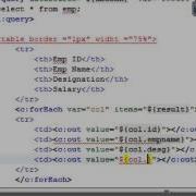 JSTL Tutorials For Beginners 4 How To Select Record From Database Using Jstl Tags Part 3