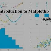 Introduction To Matplotlib In Tamil Matplotlib Data Visualization Machinelearning