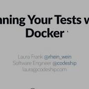 Running Tests With Docker