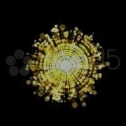 Power Explosion And Tech Electron Energy Field Launch Magic Particles Stock Footage