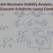 MIT Numerical Methods For PDE Lecture 7 Von Neumann Stability Analysis