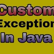 Custom Exception In Java How To Create Custom Exception In Java Explain With Example In Hindi