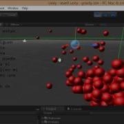 Unity 3d Basic Gravity Simulation DEMO