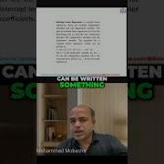 Multiple Linear Regression Explained Simply Clearly Shorts Data Reels Code Viral Datascience