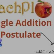 Angle Addition Postulate