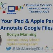Using Your IPad Apple Pencil To Annotate Google Files