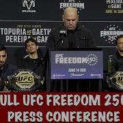 Full UFC Freedom 250 Press Conference Ilia Topuria Justin Gaethje Alex Pereira Ciryl Gane Josh