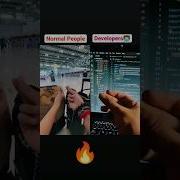 Normal Life Vs Developer Life Programming Shorts Funny Memes Funnyshorts Coding Viral