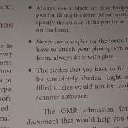 Optical Mark Recognition