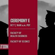 SFU Fall 2021 Convocation Ceremony E