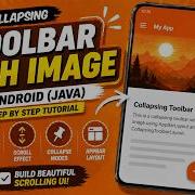 ANDROID COLLAPSING TOOLBAR WITH IMAGEVIEW TUTORIAL IN JAVA