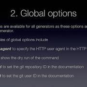 Advanced OpenAPI Generator 2 Global Options