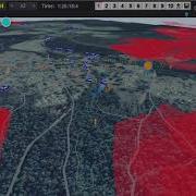UrbanEXODUS Wildfire Pedestrian Vehicle Coupled Evacuation Scenario