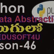 Data Abstraction Or Data Hiding In Python Lesson 46