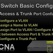 Базовая конфигурация коммутатора Cisco Пошаговая настройка VLAN порта доступа и магистрального