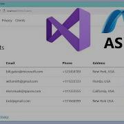 Fill HTML Table From SQL Server Database Using ASP NET Core And Razor Pages Visual Studio 2022
