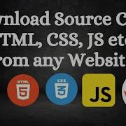 Download Source Code From Website How To Download Source Code HTML CSS JS Etc Of Any Website