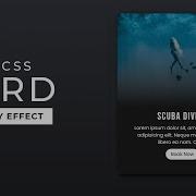 Responsive CSS Cards With Hover Overlay Animation